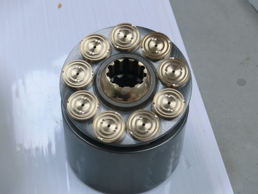 V12 AD2P18 Pièces de rechange de pompe hydraulique Bloc de cylindre Plaque de soupape à piston Ensemble de plaque Guide de boule