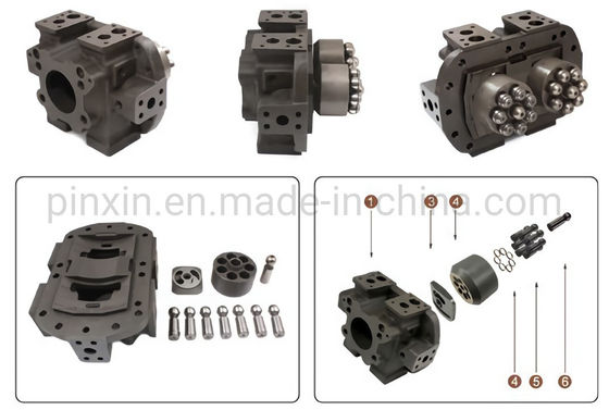 Rexroth A2FM90 moteur hydraulique pièces détachées en acier au carbone pour 340.000kg de paquet