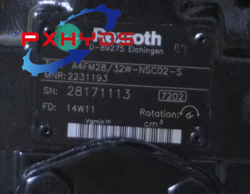 Certificat de la source d'alimentation de l'huile de pompe de remorque A4FM28/32W-Nsc02 moteur à piston hydraulique BV
