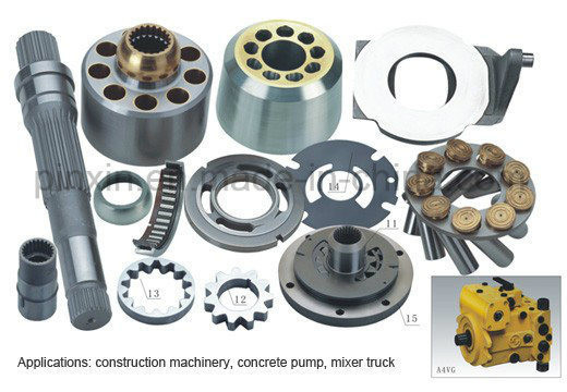 Remplacement de la pompe à béton Zoomlion Rexroth A4vg125 Pompes à piston avec remboursement d'huile