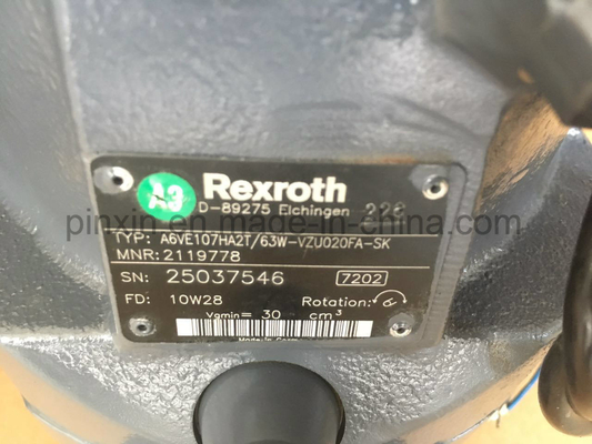 Moteur hydraulique de la série A6ve107HD1d pour pompe à béton montée sur camion Paiement en USD