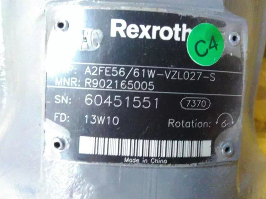 Moteur à piston hydraulique à huile de la série A2fe63 pour excavatrice facile à installer