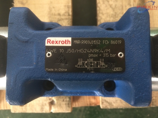 Valve solénoïde Rexroth 4we10j50/Hg24n9K4/M pour le support de machines de construction en USD