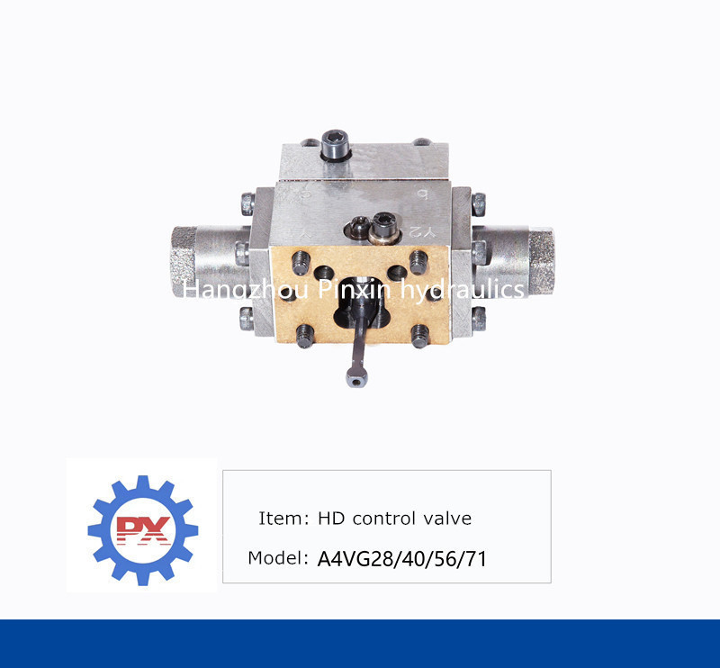 Type de commande manuelle HD facile à la vanne hydraulique pour A4vg71 pompe hydraulique monoplace