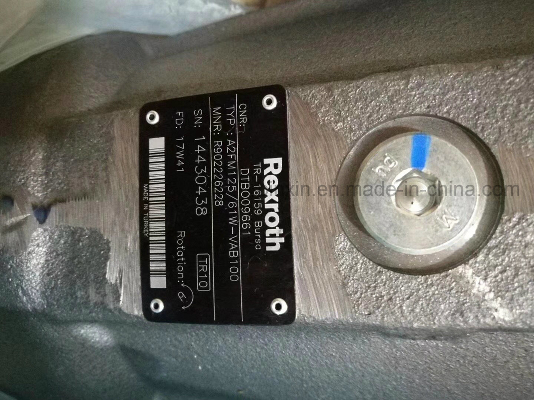 Conception du moteur à piston hydraulique A2FM107 pour pompe à moteur hydraulique 61W-VZB020