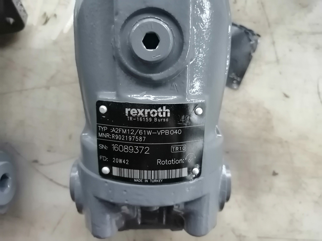 A2FM12/16 Moteur hydraulique avec type d'ampoule et 10 pôles